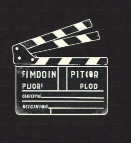 Klappern von Filmklappen im Vintage